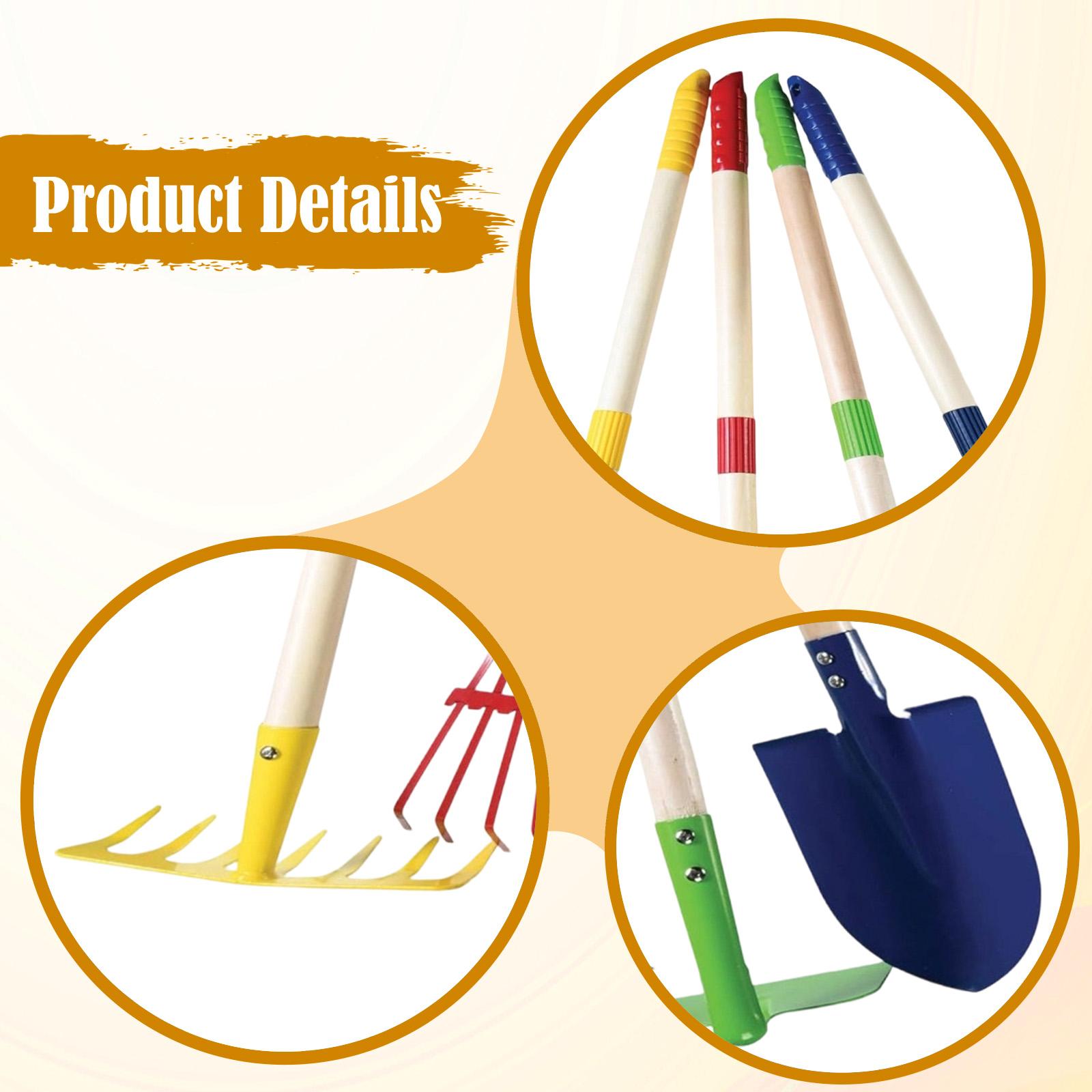 Gardening Tools Girls - Mini-tuinspullen voor meisjes en jongens: hark,