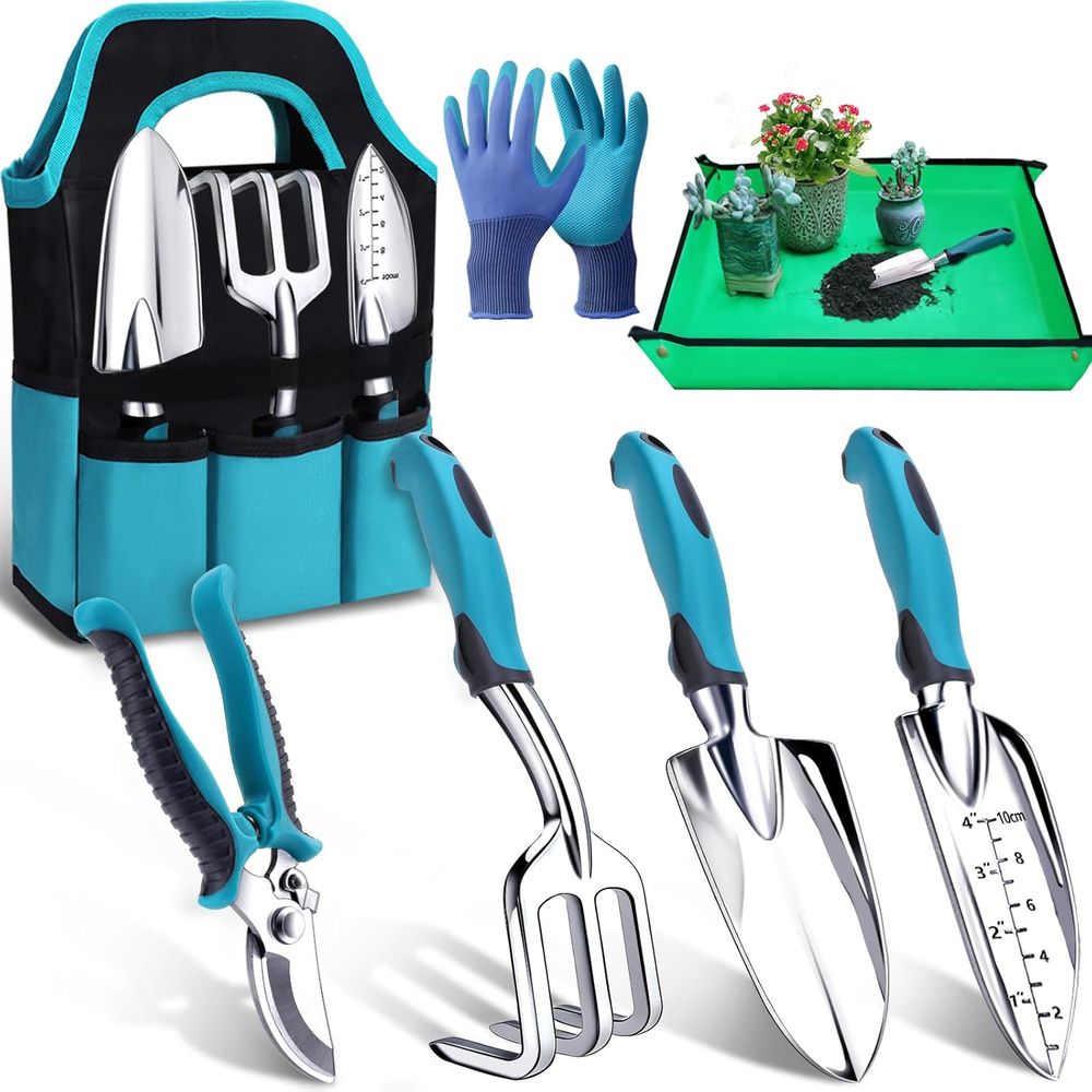 Duurzame 7-delige tuinset met  - Gardening Tools Essential recensie en prijs